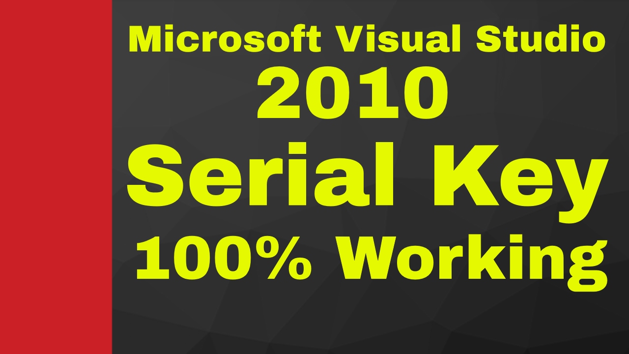 Visual studio 2010 premium serial keys